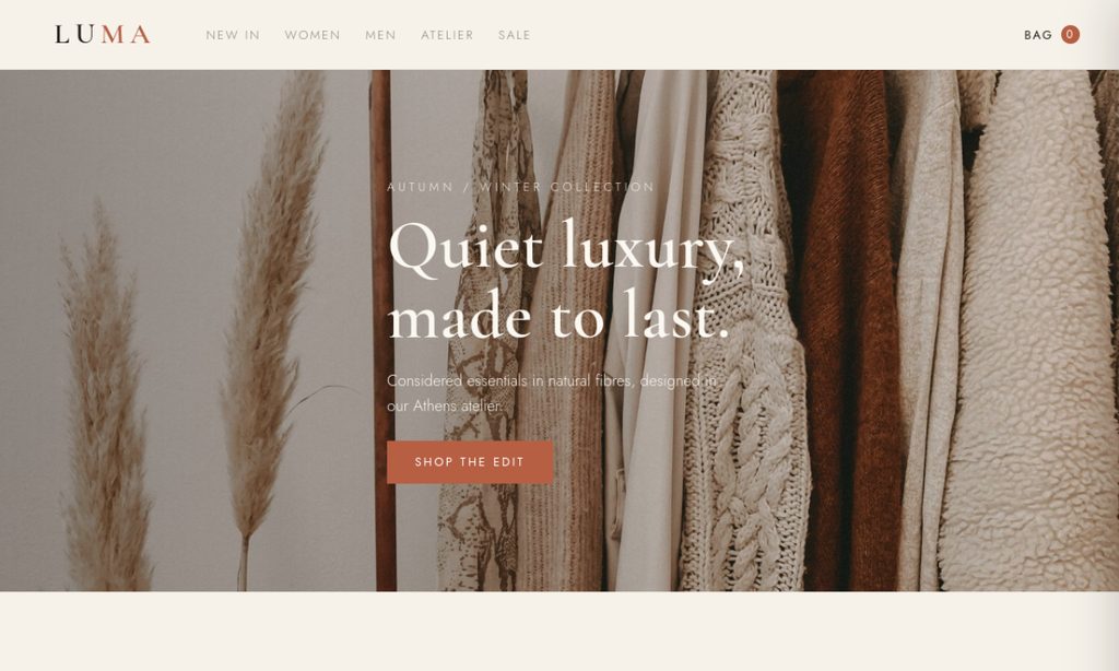 LUMA fashion store demo